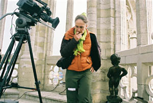 Portrait d'Anne L&eacute;vy-Morelle, r&eacute;alisatrice de Manneken Pis l'enfant qui pleut